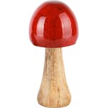 Dekoratief | Paddenstoel 'Bright Red', hout/enamel, 7x7x15cm | A248111 Dekoratief | Paddenstoel 'Bright Red', hout/enamel, 7x7x15cm | A248111