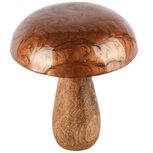 Dekoratief | Paddenstoel 'Blurry Bronze', hout/enamel, 12x12x14cm | A248344 Dekoratief | Paddenstoel 'Blurry Bronze', hout/enamel, 12x12x14cm | A248344