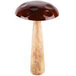 Dekoratief | Paddenstoel 'Brown Bumps', hout, 17x17x30cm | A248361 Dekoratief | Paddenstoel 'Brown Bumps', hout, 17x17x30cm | A248361