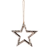 Dekoratief | Hanger ster, rose gold, aluminium, 12x1x12cm | A248467 Dekoratief | Hanger ster, rose gold, aluminium, 12x1x12cm | A248467
