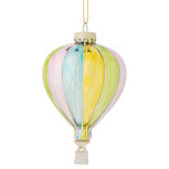 Dekoratief | Hanger luchtballon, groen/roz/blauw, glas, 7x7x12cm | A249070 Dekoratief | Hanger luchtballon, groen/roz/blauw, glas, 7x7x12cm | A249070