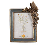 Clayre & Eef | Fotolijst Groen Goudkleurig 18x3x26 cm / 13x18 cm | 2F1126 Clayre & Eef | Fotolijst Groen Goudkleurig 18x3x26 cm / 13x18 cm | 2F1126