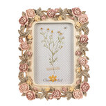Clayre & Eef | Fotolijst Roze Beige 17x2x21 cm / 10x15 cm | 2F1134 Clayre & Eef | Fotolijst Roze Beige 17x2x21 cm / 10x15 cm | 2F1134