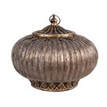 Clayre & Eef | Decoratie met LED Bruin ø 17x14 cm | 6GL4582 Clayre & Eef | Decoratie met LED Bruin ø 17x14 cm | 6GL4582