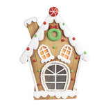 Clayre & Eef | Decoratie Huis met LED Bruin 27x11x36 cm | 6MG0050 Clayre & Eef | Decoratie Huis met LED Bruin 27x11x36 cm | 6MG0050