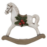 Clayre & Eef | Decoratie Hobbelpaard Wit 17x5x16 cm | 6PR4171 Clayre & Eef | Decoratie Hobbelpaard Wit 17x5x16 cm | 6PR4171