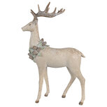 Clayre & Eef | Decoratie hert Bruin 32x14x49 cm | 5PR0139 Clayre & Eef | Decoratie hert Bruin 32x14x49 cm | 5PR0139