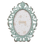 Clayre & Eef | Fotolijst Groen 14x2x18 cm / 9x13 cm | 2F1199 Clayre & Eef | Fotolijst Groen 14x2x18 cm / 9x13 cm | 2F1199