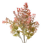 Clayre & Eef | Decoratie tak met bloemen Oranje Groen 13x10x 42 cm | 6PL0295 Clayre & Eef | Decoratie tak met bloemen Oranje Groen 13x10x 42 cm | 6PL0295