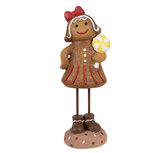 Clayre & Eef | Decoratie peperkoekpop Bruin 10x8x23 cm | 6PR4273 Clayre & Eef | Decoratie peperkoekpop Bruin 10x8x23 cm | 6PR4273