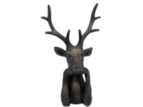 Decoratiebeeld Hert vintage bruin steen maat L 50 x 30 cm | 810118 | Home Sweet Home | Stoer & Sober Woonstijl Decoratiebeeld Hert vintage bruin steen maat L 50 x 30 cm | 810118 | Home Sweet Home | Stoer & Sober Woonstijl