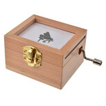 Clayre & Eef | Muziekdoos Wit Bruin 9x6x4 cm | 65657 Clayre & Eef | Muziekdoos Wit Bruin 9x6x4 cm | 65657