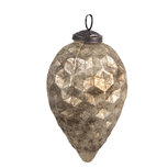 Clayre & Eef | Kerstbal Goudkleurig ø 5x8 cm | 6GL4556M Clayre & Eef | Kerstbal Goudkleurig ø 5x8 cm | 6GL4556M