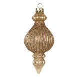 Clayre & Eef | Kerstbal Goudkleurig ø 7x14 cm | 6GL4624 Clayre & Eef | Kerstbal Goudkleurig ø 7x14 cm | 6GL4624