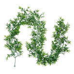 Clayre & Eef | Decoratie Guirlande Groen 15x10x180 cm | 6PL0300 Clayre & Eef | Decoratie Guirlande Groen 15x10x180 cm | 6PL0300
