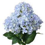 Clayre & Eef | Kunstbloem Hortensia Paars Groen 15x15x45 cm | 6PL0305 Clayre & Eef | Kunstbloem Hortensia Paars Groen 15x15x45 cm | 6PL0305