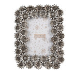 Clayre & Eef | Fotolijst Zilverkleurig 17x2x21 cm / 10x15 cm | 2F1170 Clayre & Eef | Fotolijst Zilverkleurig 17x2x21 cm / 10x15 cm | 2F1170