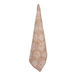 Clayre & Eef | Theedoek Bruin Wit 50x70 cm | GBB42-1 Clayre & Eef | Theedoek Bruin Wit 50x70 cm | GBB42-1