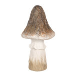 Clayre & Eef | Decoratie Paddenstoel Bruin Wit ø 12x22 cm | 6CE1764 Clayre & Eef | Decoratie Paddenstoel Bruin Wit ø 12x22 cm | 6CE1764