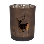 Clayre & Eef | Waxinelichthouder Bruin ø 10x12 cm | 6GL4662 Clayre & Eef | Waxinelichthouder Bruin ø 10x12 cm | 6GL4662