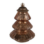 Clayre & Eef | Kerstdecoratie Kerstboom met LED Koperkleurig ø 16x22 cm / 2xAAA | 6GL4574KO Clayre & Eef | Kerstdecoratie Kerstboom met LED Koperkleurig ø 16x22 cm / 2xAAA | 6GL4574KO