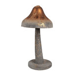 Clayre & Eef | Decoratie Paddenstoel Grijs Bruin ø 14x27 cm | 6Y5679 Clayre & Eef | Decoratie Paddenstoel Grijs Bruin ø 14x27 cm | 6Y5679
