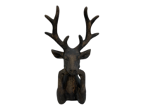 Decoratiebeeld Hert Zen vintage bruin steen maat S 30 x 16 cm | 820615 | Home Sweet Home | Stoer & Sober Woonstijl Decoratiebeeld Hert Zen vintage bruin steen maat S 30 x 16 cm | 820615 | Home Sweet Home | Stoer & Sober Woonstijl