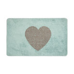 Clayre & Eef | Badmat Blauw 78x48x1 cm | BM0008BL Clayre & Eef | Badmat Blauw 78x48x1 cm | BM0008BL