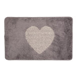 Clayre & Eef | Badmat Grijs 78x48x1 cm | BM0008G Clayre & Eef | Badmat Grijs 78x48x1 cm | BM0008G
