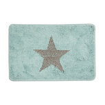 Clayre & Eef | Badmat Blauw 58x38x1 cm | BM0009BL Clayre & Eef | Badmat Blauw 58x38x1 cm | BM0009BL