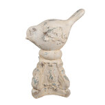 Clayre & Eef | Decoratie Vogel Beige 33x21x47 cm | 6MG0058 Clayre & Eef | Decoratie Vogel Beige 33x21x47 cm | 6MG0058