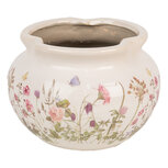 Clayre & Eef | Bloempot Binnen Beige Roze ø 23x16 cm | 6CE1944L Clayre & Eef | Bloempot Binnen Beige Roze ø 23x16 cm | 6CE1944L
