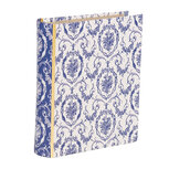 Clayre & Eef | Doos in boekvorm Wit Blauw 17x14x5 cm | 66016 Clayre & Eef | Doos in boekvorm Wit Blauw 17x14x5 cm | 66016
