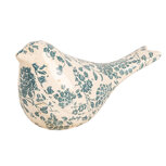 Clayre & Eef | Decoratie beeld Vogel Beige Groen 22x9x12 cm | 6CE1950M