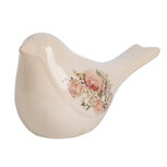 Clayre & Eef | Decoratie beeld Vogel Beige Roze 22x9x12 cm | 6CE1951M Clayre & Eef | Decoratie beeld Vogel Beige Roze 22x9x12 cm | 6CE1951M