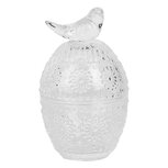 Clayre & Eef | Bonbonniere met deksel Transparant ø 9x16 cm | 6GL5000 Clayre & Eef | Bonbonniere met deksel Transparant ø 9x16 cm | 6GL5000
