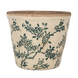 Clayre & Eef | Bloempot Binnen Beige Groen ø 12x11 cm | 6CE1976S Clayre & Eef | Bloempot Binnen Beige Groen ø 12x11 cm | 6CE1976S