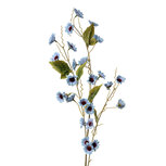 Clayre & Eef | Decoratie tak met bloemen Blauw Groen 25x6x107 cm | 5PL0134BL Clayre & Eef | Decoratie tak met bloemen Blauw Groen 25x6x107 cm | 5PL0134BL