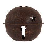 Clayre & Eef | Bel Decoratief Bruin ø 14x12 cm | 6Y5728L Clayre & Eef | Bel Decoratief Bruin ø 14x12 cm | 6Y5728L