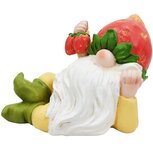 Dekoratief | Aardbeignoompje liggend, resina, 15x8x11cm | A250002 Dekoratief | Aardbeignoompje liggend, resina, 15x8x11cm | A250002