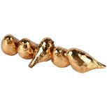 Dekoratief | Kwintet vogeltjes, goud, resina, 22x8x5cm | A250063 Dekoratief | Kwintet vogeltjes, goud, resina, 22x8x5cm | A250063