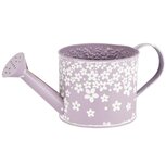 Dekoratief | Bloempot gieter m/bloemetjes, lila, metaal, 27x12x10cm | A250092 Dekoratief | Bloempot gieter m/bloemetjes, lila, metaal, 27x12x10cm | A250092