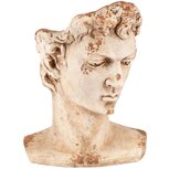 Dekoratief | Bloempot hoofd man, magnesium, 28x22x33cm | A250110 Dekoratief | Bloempot hoofd man, magnesium, 28x22x33cm | A250110