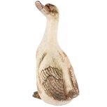 Dekoratief | Tuindeco eend, naturel, magnesium, 23x19x51cm | A250111 Dekoratief | Tuindeco eend, naturel, magnesium, 23x19x51cm | A250111