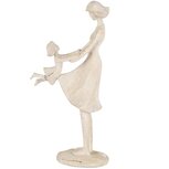 Dekoratief | Moeder staand m/kind, beige, resina, 12x7x23cm | A250130 Dekoratief | Moeder staand m/kind, beige, resina, 12x7x23cm | A250130