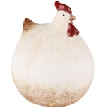 Dekoratief | Kip 'Dolly', naturel, TC, 15x14x18cm | A250151 Dekoratief | Kip 'Dolly', naturel, TC, 15x14x18cm | A250151