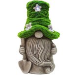 Dekoratief | Gnoom m/grasmuts, groen/grijs, resina, 20x16x34cm | A250276 Dekoratief | Gnoom m/grasmuts, groen/grijs, resina, 20x16x34cm | A250276