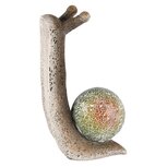 Dekoratief | Slak, grijs/groen, magnesium, 19x12x31cm | A250319 Dekoratief | Slak, grijs/groen, magnesium, 19x12x31cm | A250319