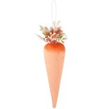 Dekoratief | Deco wortel, oranje, stof, 7x7x30cm | A250340 Dekoratief | Deco wortel, oranje, stof, 7x7x30cm | A250340