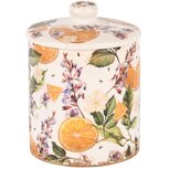 Dekoratief | Pot m/deksel 'Sweet Orange', keramiek, 13x13x15cm | A250362 Dekoratief | Pot m/deksel 'Sweet Orange', keramiek, 13x13x15cm | A250362